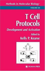 Cover of: T Cell Protocols by Kelly P. Kearse, Kelly P. Kearse