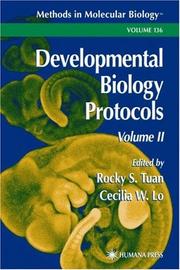 Cover of: Developmental Biology Protocols (Methods in Molecular Biology, 136) (Methods in Molecular Biology) by 