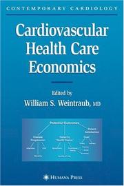 Cover of: Cardiovascular Health Care Economics (Contemporary Cardiology)