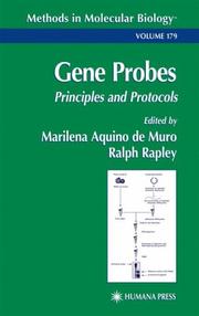 Cover of: Gene Probes: Principles and Protocols (Methods in Molecular Biology)