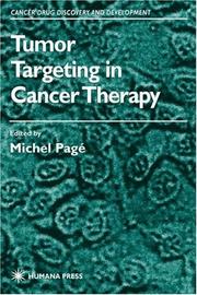 Cover of: Tumor Targeting in Cancer Therapy (Cancer Drug Discovery and Development)