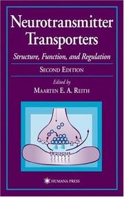 Cover of: Neurotransmitter Transporters by Maarten E. A. Reith