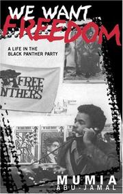 Cover of: We want freedom by Mumia Abu-Jamal