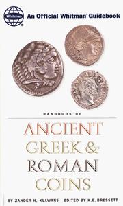 Cover of: Handbook of ancient Greek and Roman coins by Zander H. Klawans