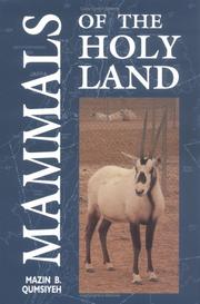 Cover of: Mammals of the Holy Land by Mazin B. Qumsiyeh