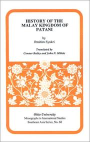 Cover of: History Malay Kingdom Patani: Mis Sea#68 (Ohio RIS Southeast Asia Series)