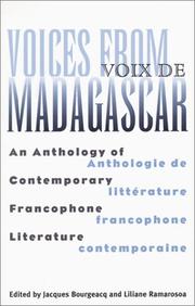 Cover of: Voices from Madagascar by edited by Jacques Bourgeacq and Liliane Ramarosoa.