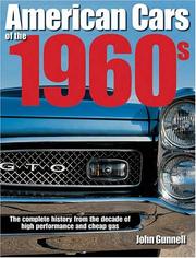 Cover of: American Cars of the 1960s