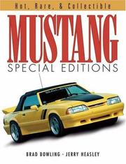 Cover of: Mustang Special Editions: Hot, Rare & Collectible