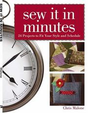 Cover of: Sew It in Minutes: 24 Projects to Fit Your Style and Schedule