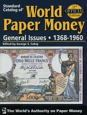 Cover of: Standard Catalog of World Paper Money General Issues: General Issues (Standard Catalog of World Paper Money Vol 2: General Issues) by 