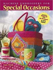 Cover of: Machine Embroidery for Special Occasions