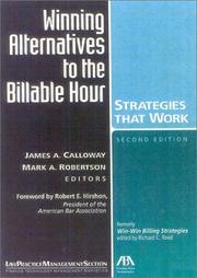 Cover of: Win-win billing strategies: alternatives that satisfy your clients and you