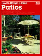Cover of: How to design & build patios