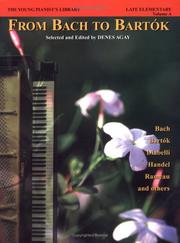 Cover of: The Young Pianist's Library, 1A: From Bach to Bartok