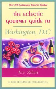 Cover of: The eclectic gourmet guide to Washington, D.C.
