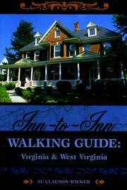 Cover of: Inn-to-Inn Walking Guide:  Virginia and West Virginia