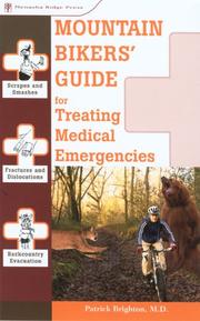 Cover of: Mountain bikers guide for treating medical emergencies