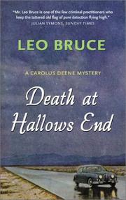 Cover of: Death at Hallows End by Leo Bruce