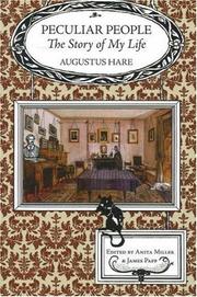 PECULIAR PEOPLE by Augustus Hare
