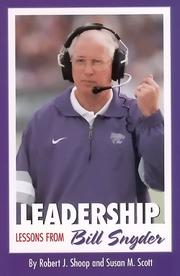 Cover of: Leadership Lessons from Bill Snyder