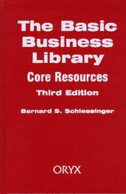Cover of: The basic business library: core resources