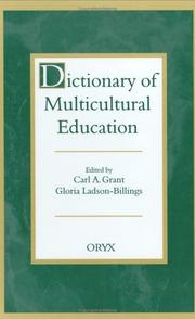 Cover of: Dictionary of multicultural education