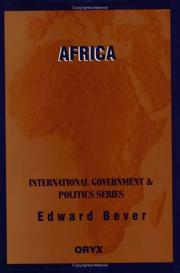 Cover of: Africa by Edward Bever