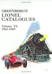 Greenberg's Lionel Catalogues by Bruce C. Greenberg