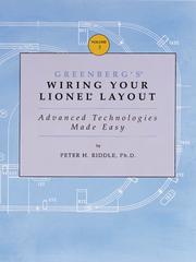 Cover of: Greenberg's wiring your Lionel layout: a primer for Lionel train enthusiasts