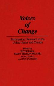 Cover of: Voices of Change | 