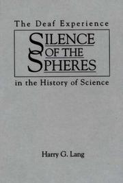 Cover of: Silence of the spheres: the deaf experience in the history of science