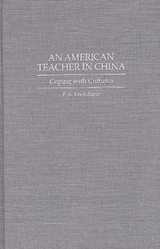 Cover of: An American teacher in China by F. A. Kretschmer