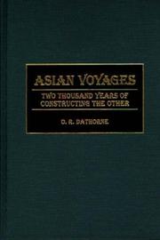 Cover of: Asian voyages: two thousand years of constructing the other