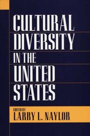 Cover of: Cultural diversity in the United States | 