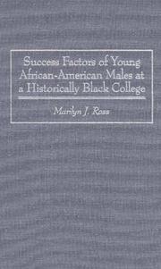 Cover of: Success factors of young African-American males at a historically black college