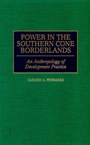 Cover of: Power in the Southern Cone borderlands by Carmen A. Ferradás