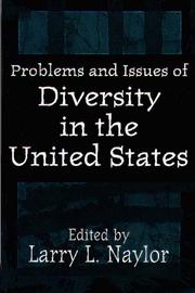 Cover of: Problems and issues of diversity in the United States