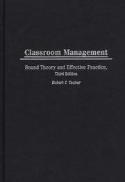 Classroom Management by Robert T. Tauber