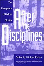 Cover of: After the disciplines | 