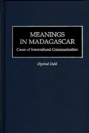 Cover of: Meanings in Madagascar: cases of intercultural communication