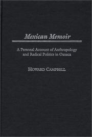 Cover of: Mexican Memoir by Howard Campbell, Howard Campbell