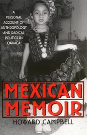 Cover of: Mexican Memoir: A Personal Account of Anthropology and Radical Politics in Oaxaca