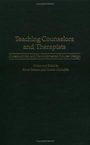 Cover of: Teaching Counselors and Therapists by Karen Eriksen
