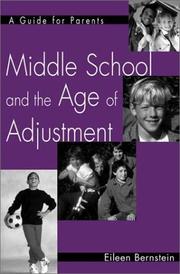 Cover of: Middle School and the Age of Adjustment by Eileen Bernstein