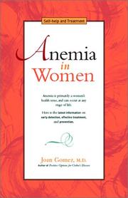Cover of: Anemia in Women: Self-Help and Treatment