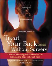 Cover of: Treat your back without surgery by Stephen Hochschuler, Bob Reznik, Stephen Hochschuler