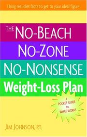 Cover of: The No-Beach, No-Zone, No-Nonsense Weight-Loss Plan | Jim Johnson