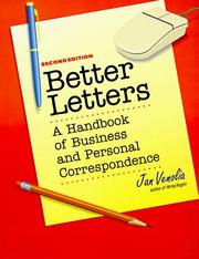 Cover of: Better letters by Jan Venolia, Jan Venolia