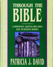 Cover of: Through The Bible | Patricia David